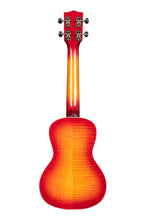 Load image into Gallery viewer, Kala Flame Maple Cherry Burst Concert Ukulele KA-FMCB-C